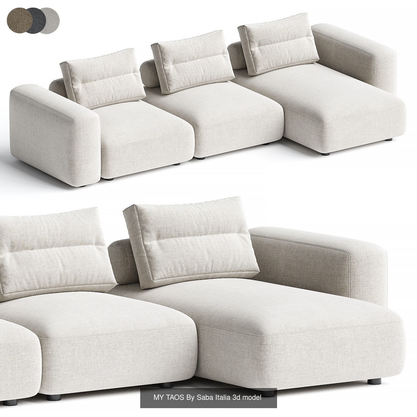 A collection of furniture Set of sofas _21