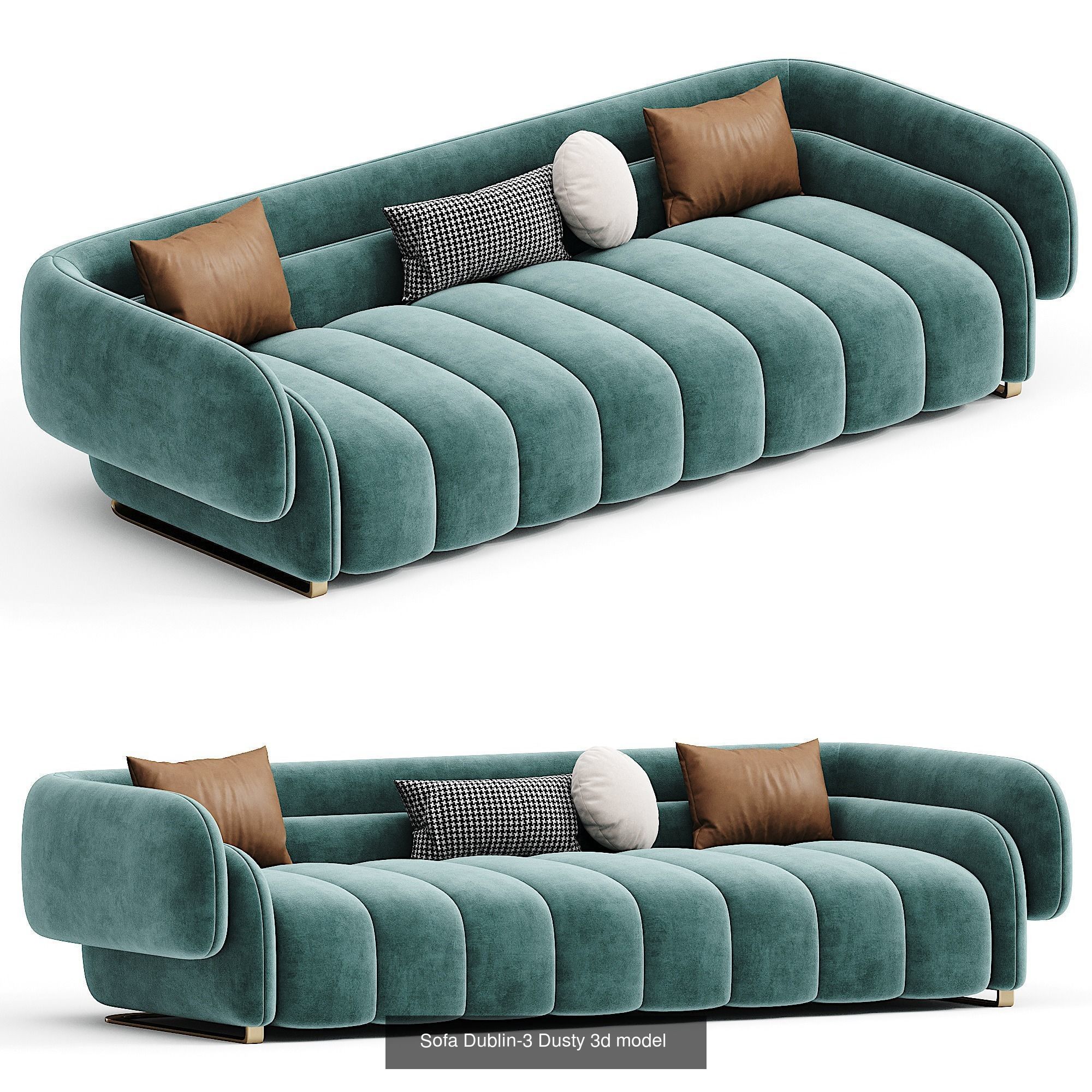A collection of furniture Set of sofas _23