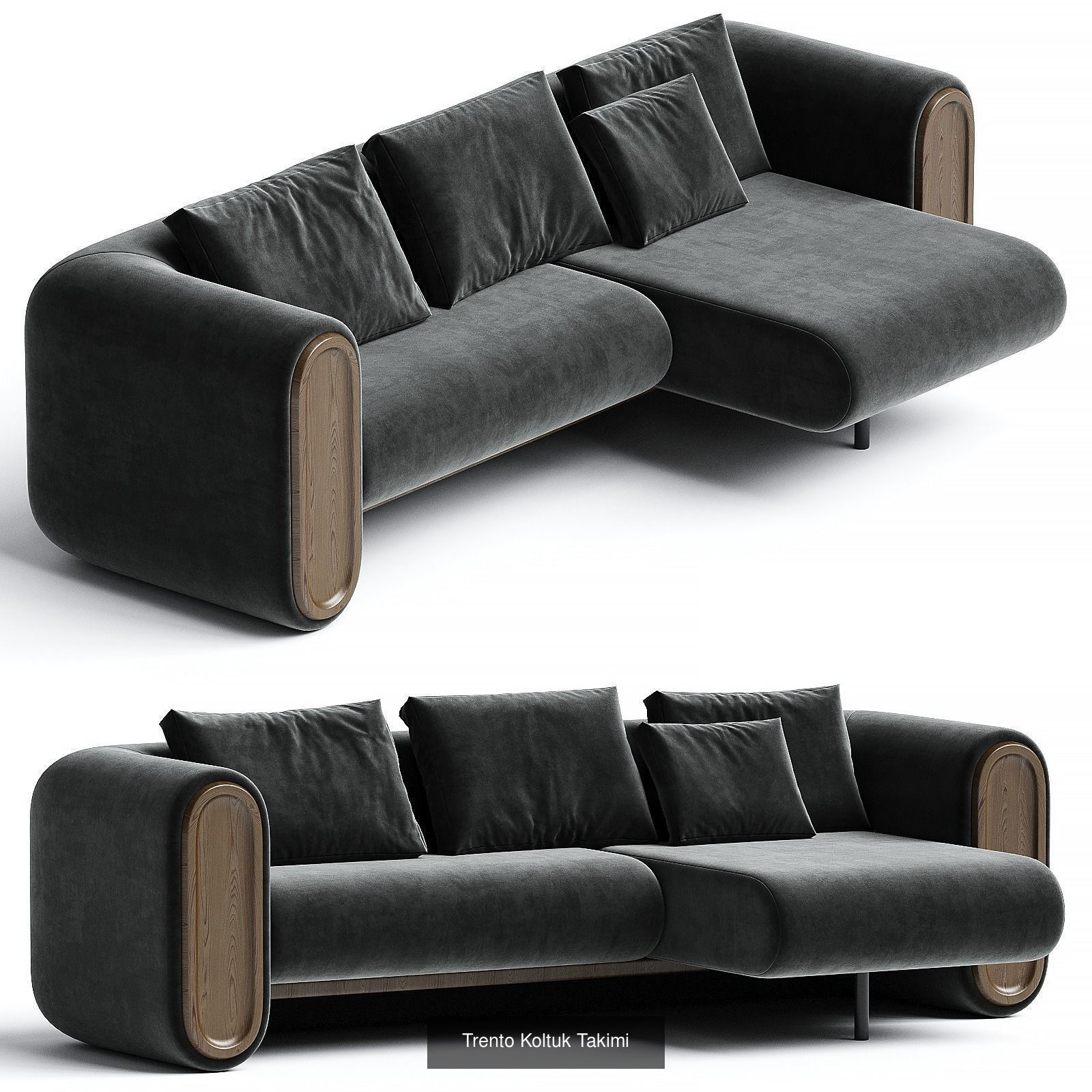 A collection of furniture Set of sofas _3