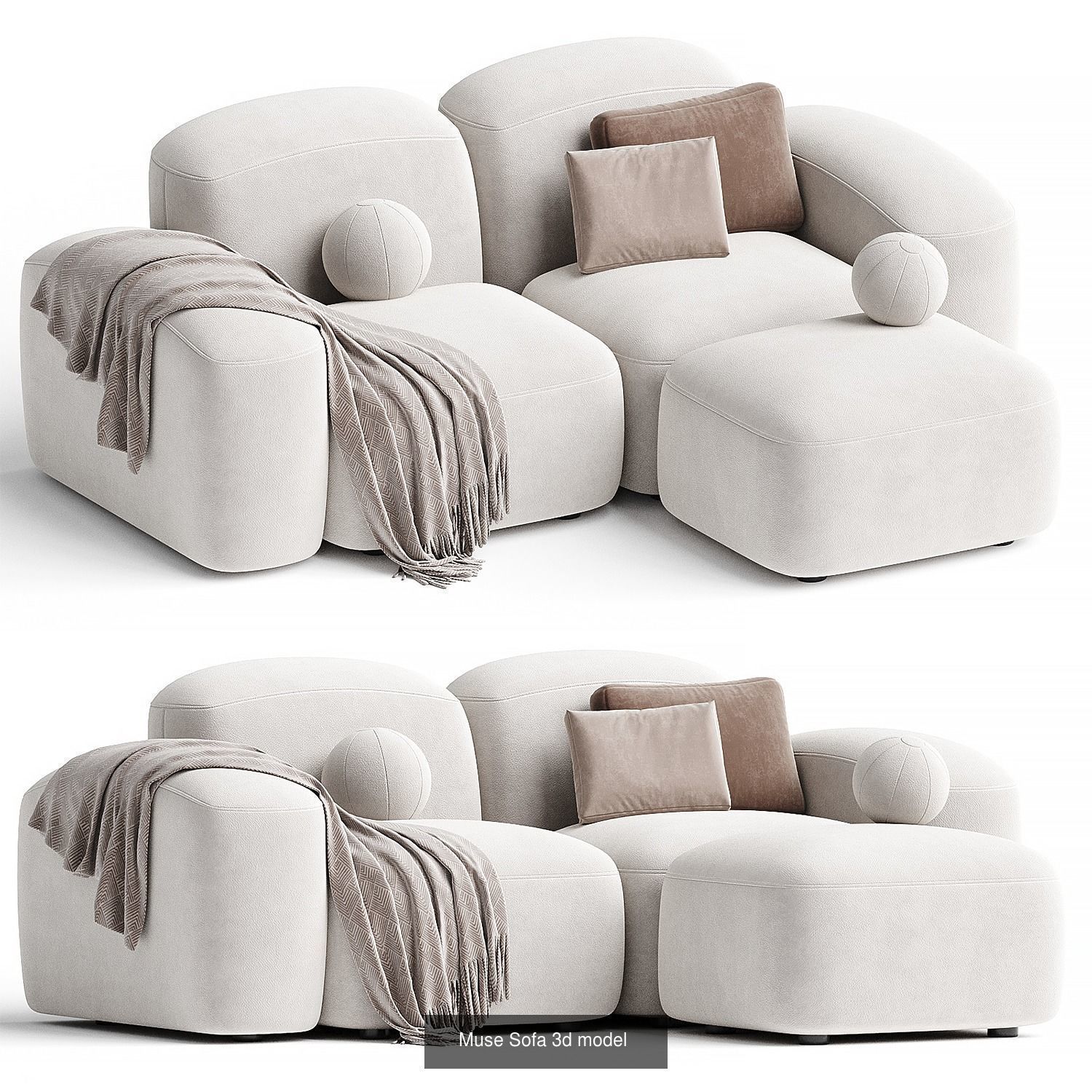 A collection of furniture Set of sofas _38