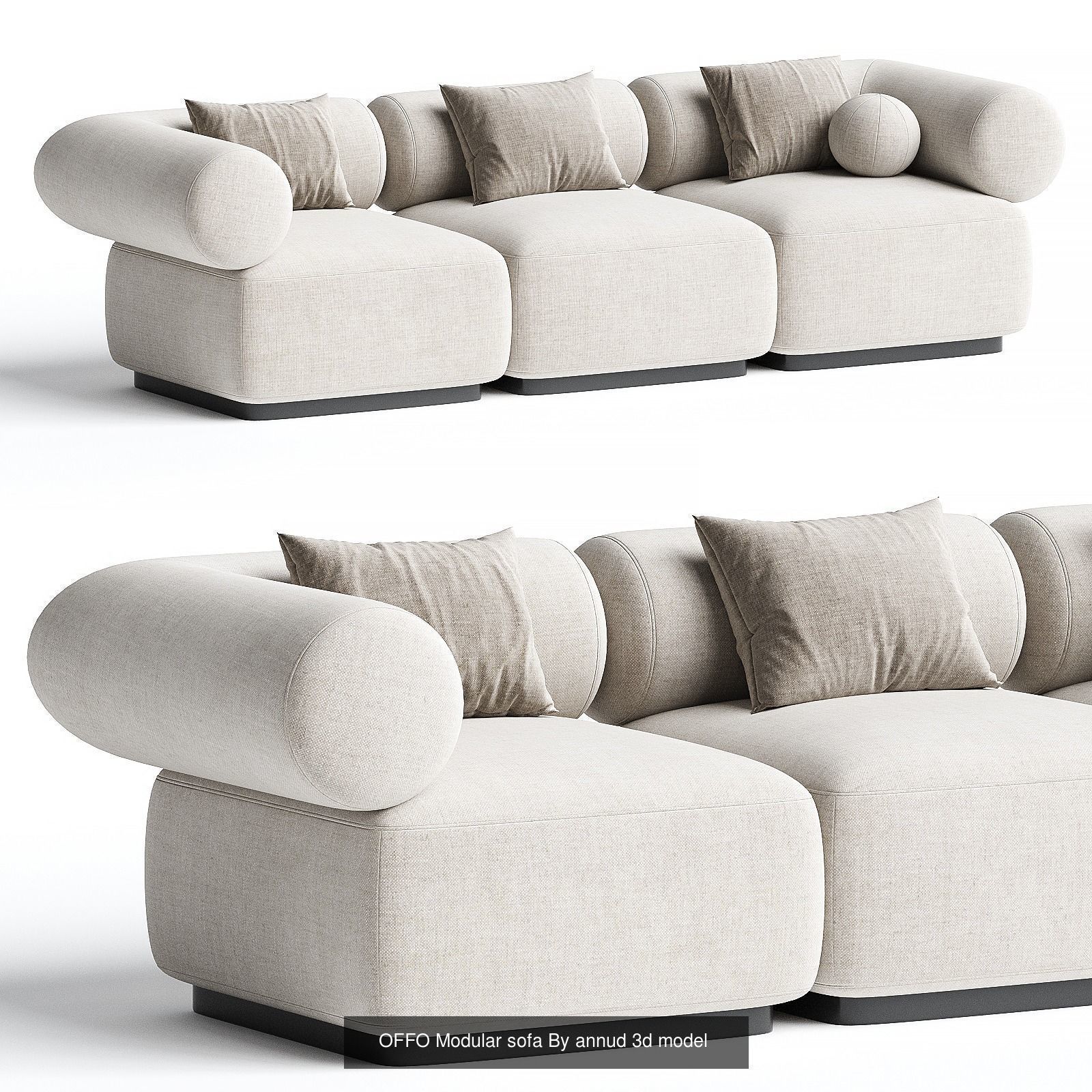 A collection of furniture Set of sofas _25