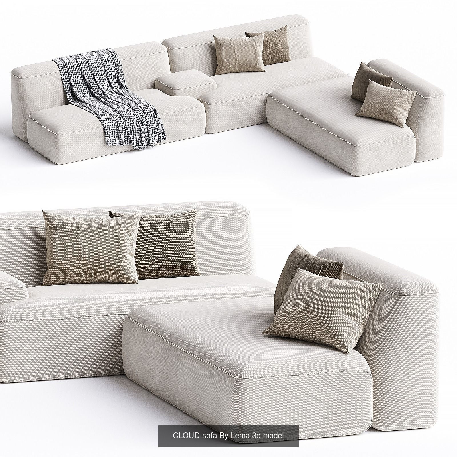 A collection of furniture Set of sofas _24