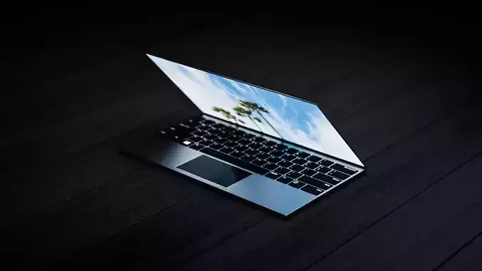 laptop 3D model