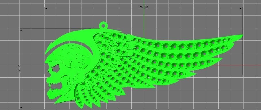 hells angels jew desing 3D print model_1