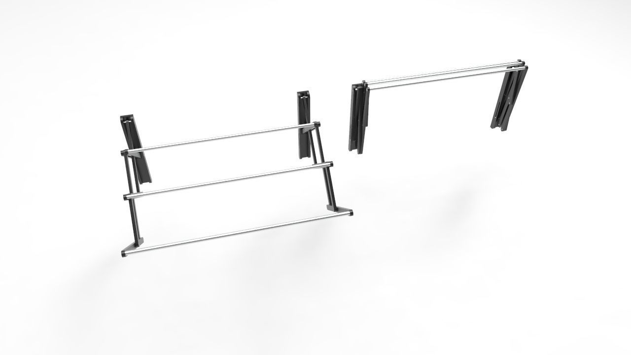 Towel Rack 7 3D model_5