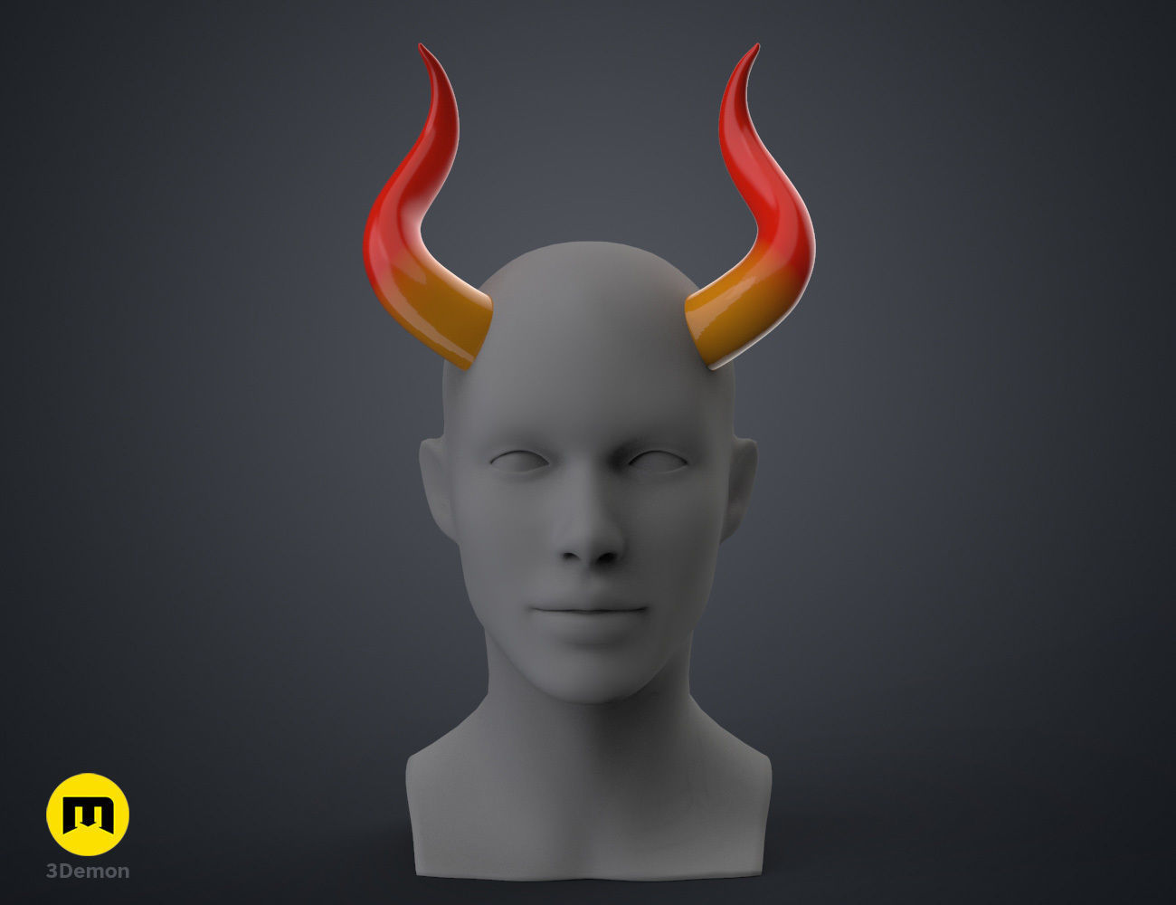 Yamatos Horns - One Piece 3D print model_1