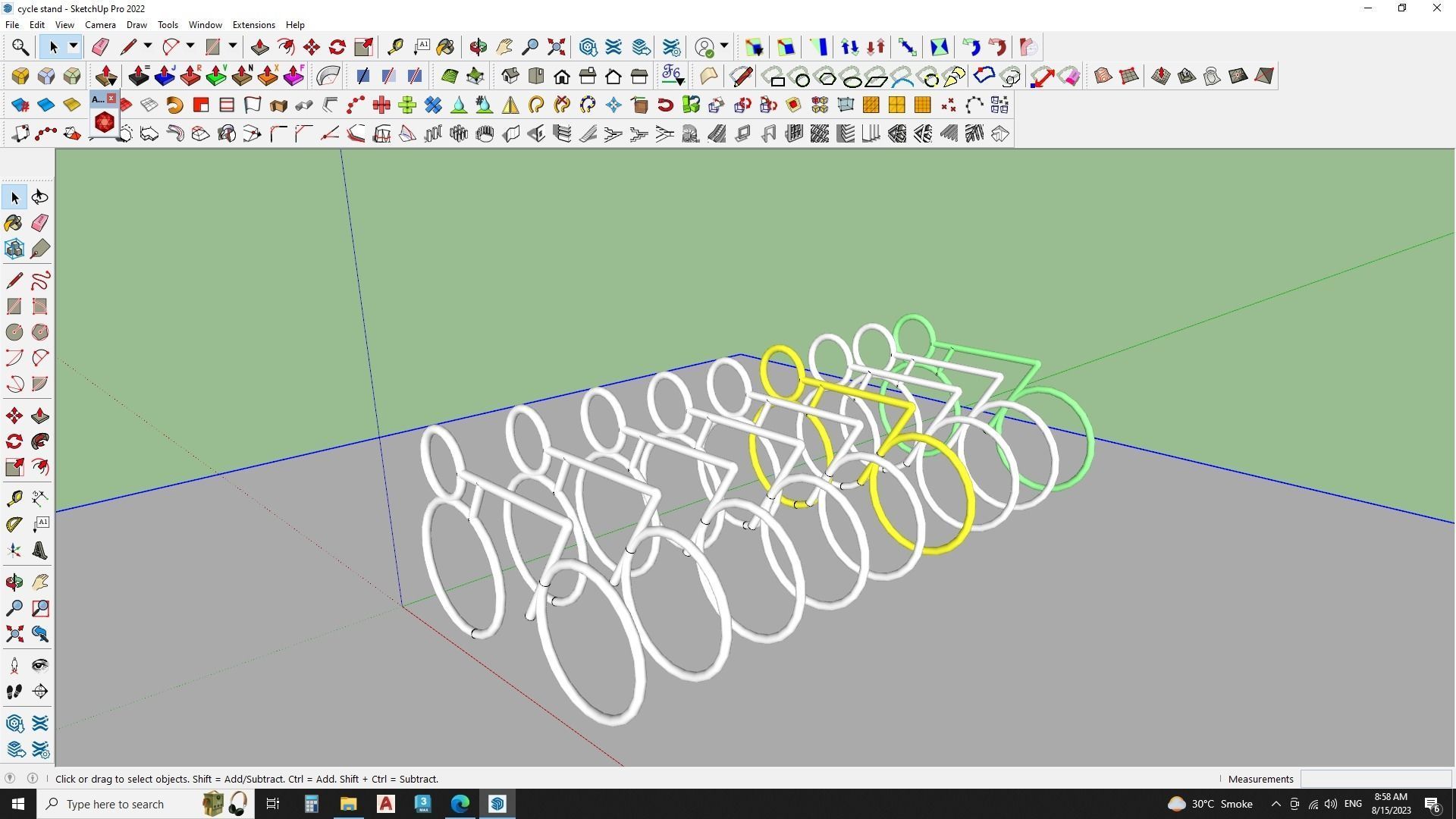 cycle stand 3d model 3D model