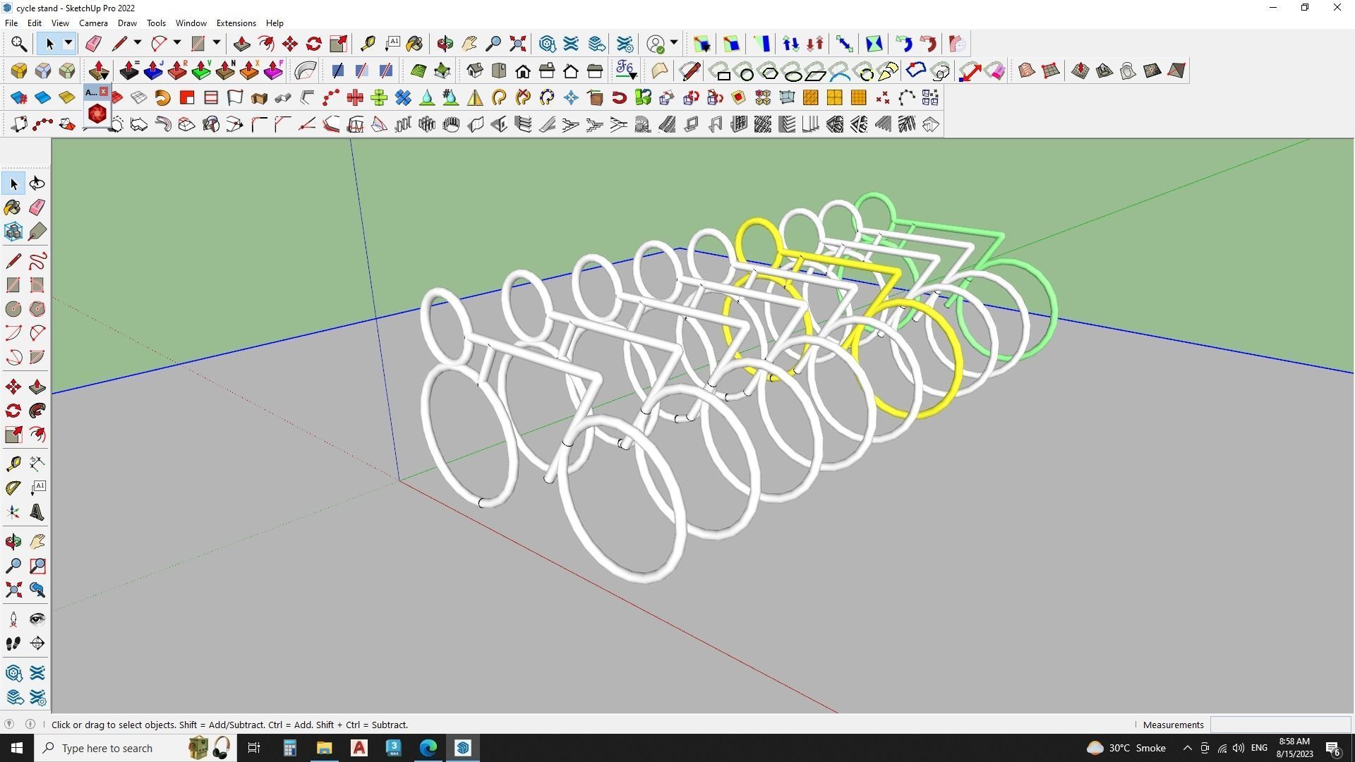 cycle stand 3d model 3D model