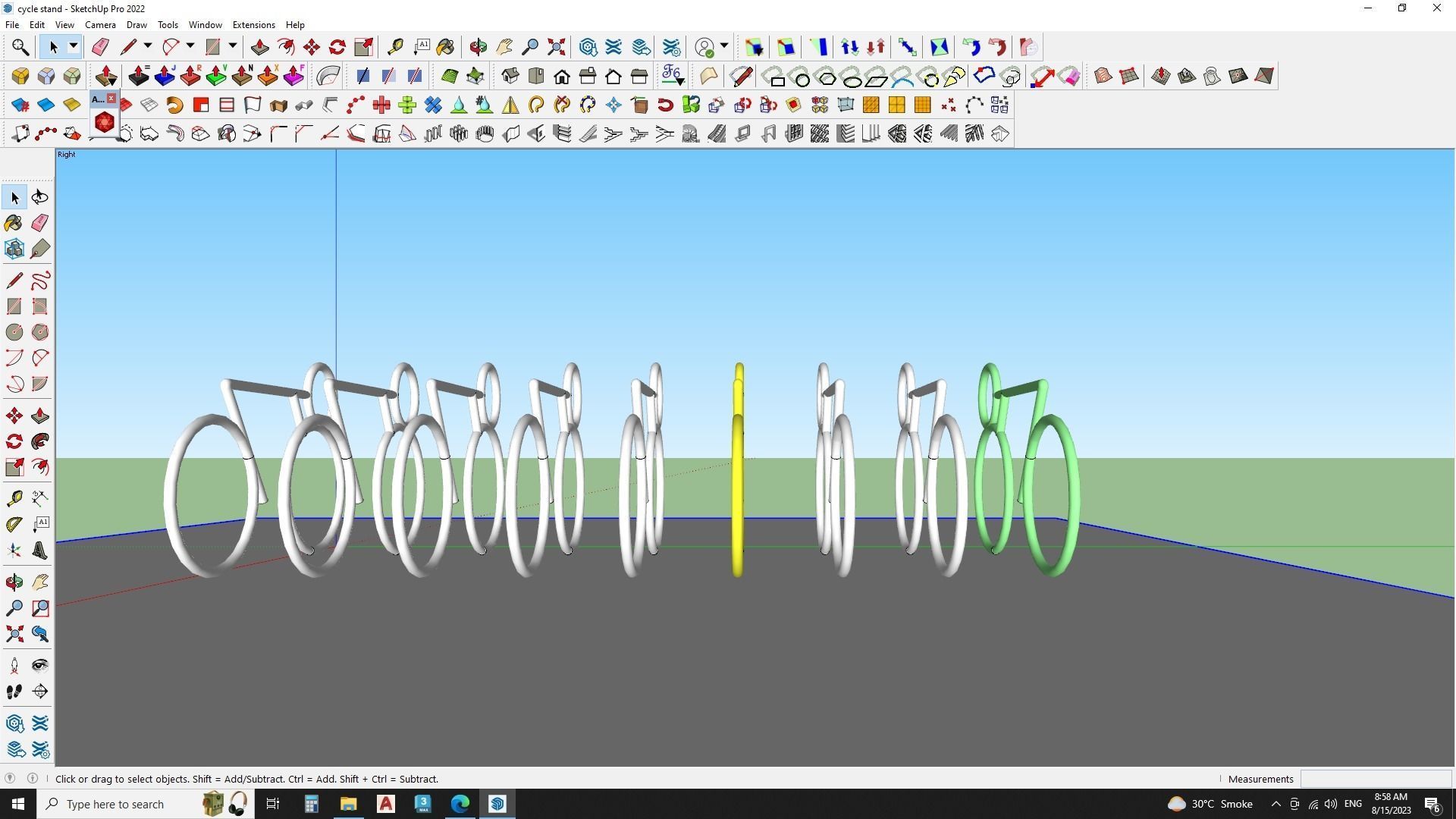 cycle stand 3d model 3D model