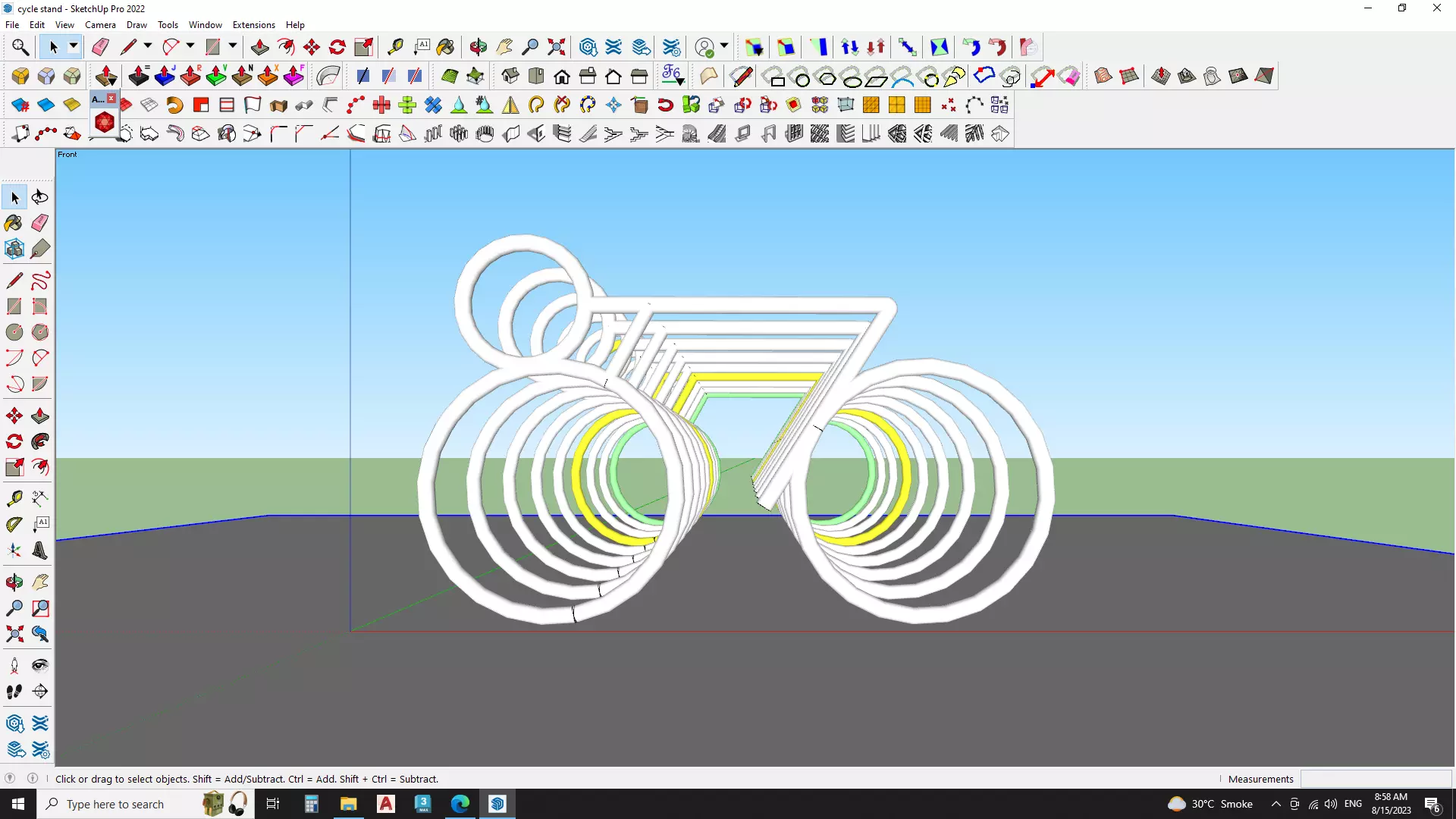 cycle stand 3d model 3D model