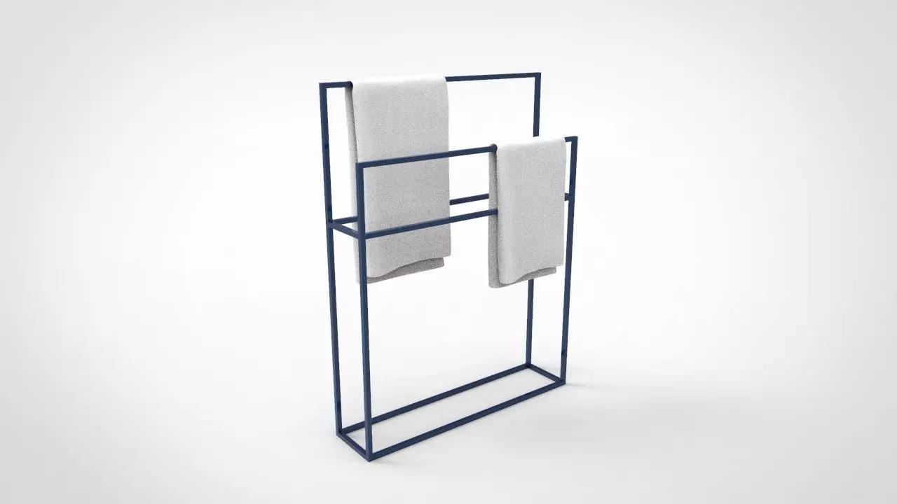 Towel Rack 8 3D model_0