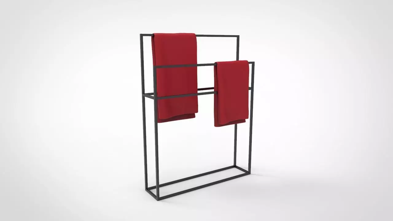 towel rack 3D model