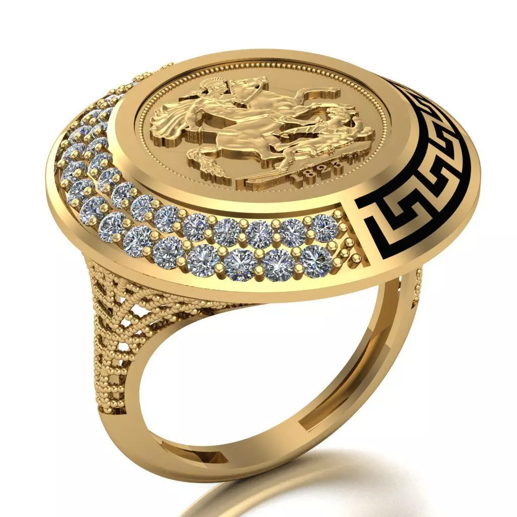 Lira Ring 059 3D print model