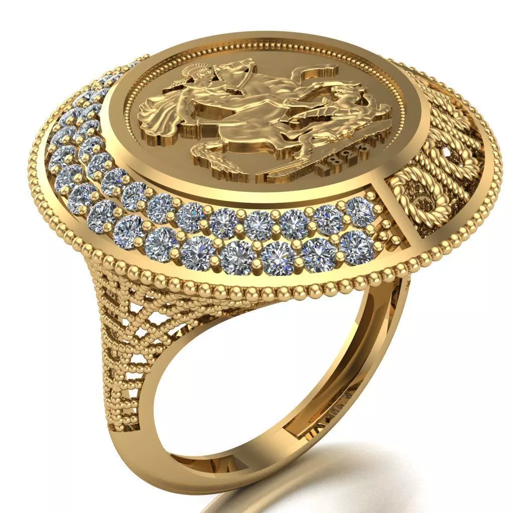 Lira Ring 065 3D print model