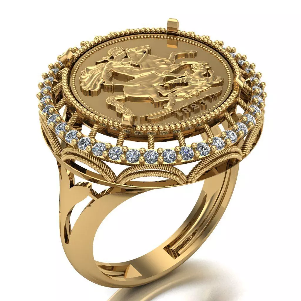 Lira ring 067 3D print model