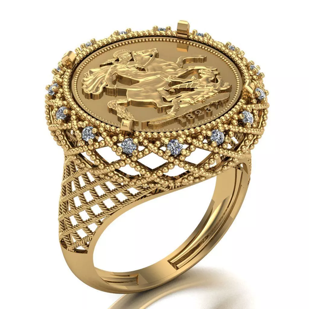 Lira Ring 071 3D print model