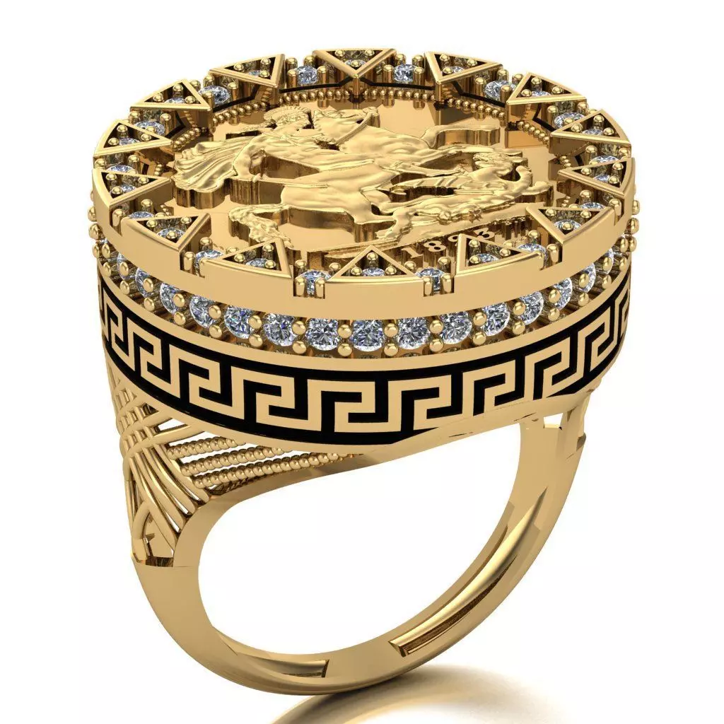 Lira Ring 073 3D print model