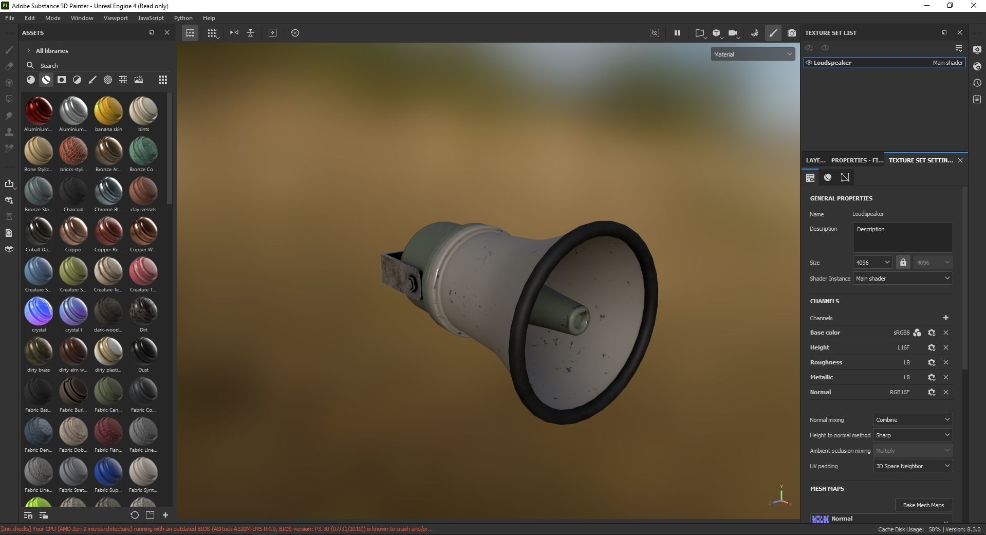 Loudspeaker 3D Model Low-poly 3D model_7