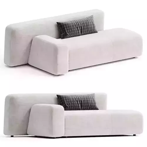 Suiseki sofa 3D model