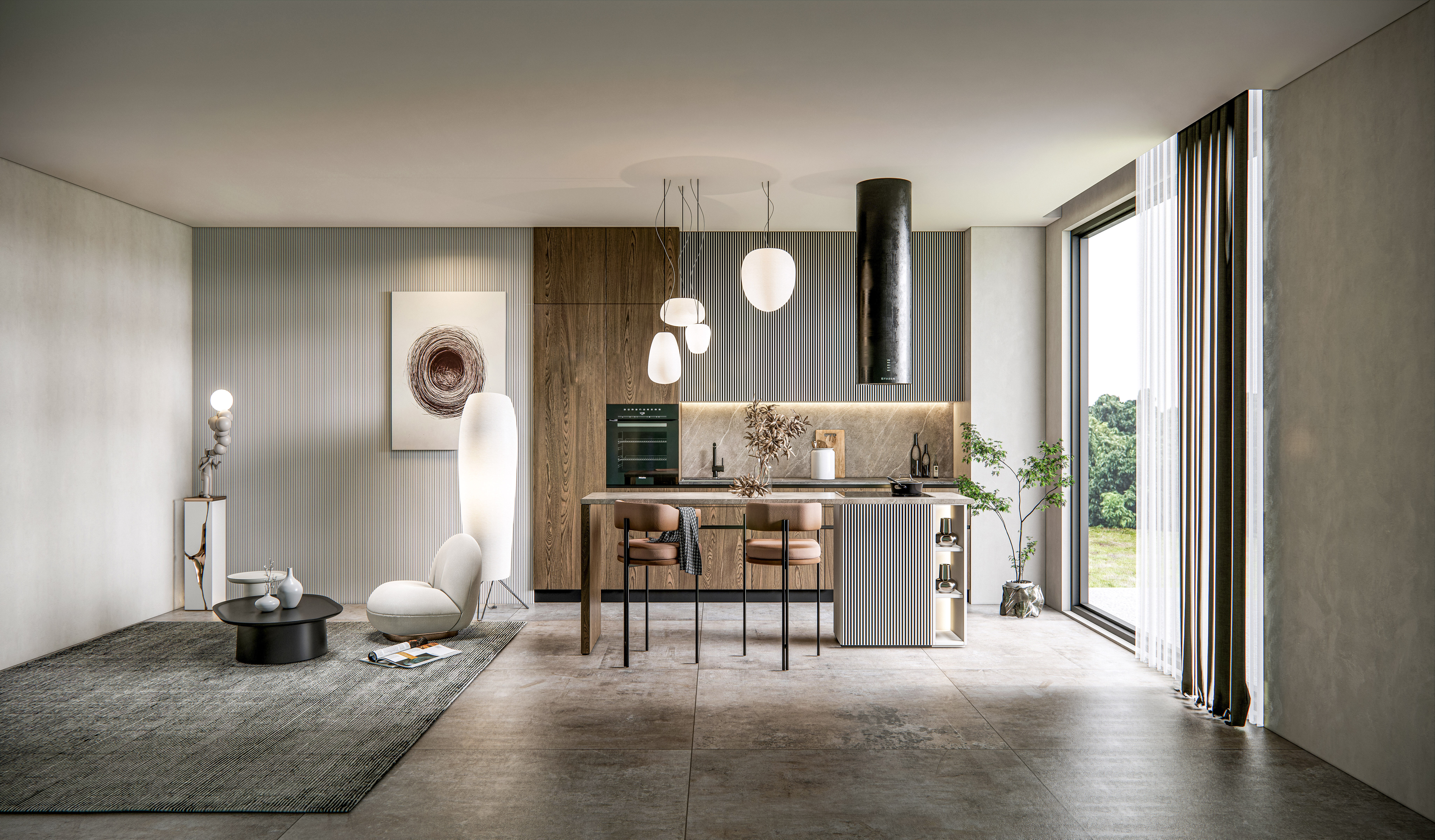 Kitchen fully parametric Resizable manufacturable 0027 3D model_10