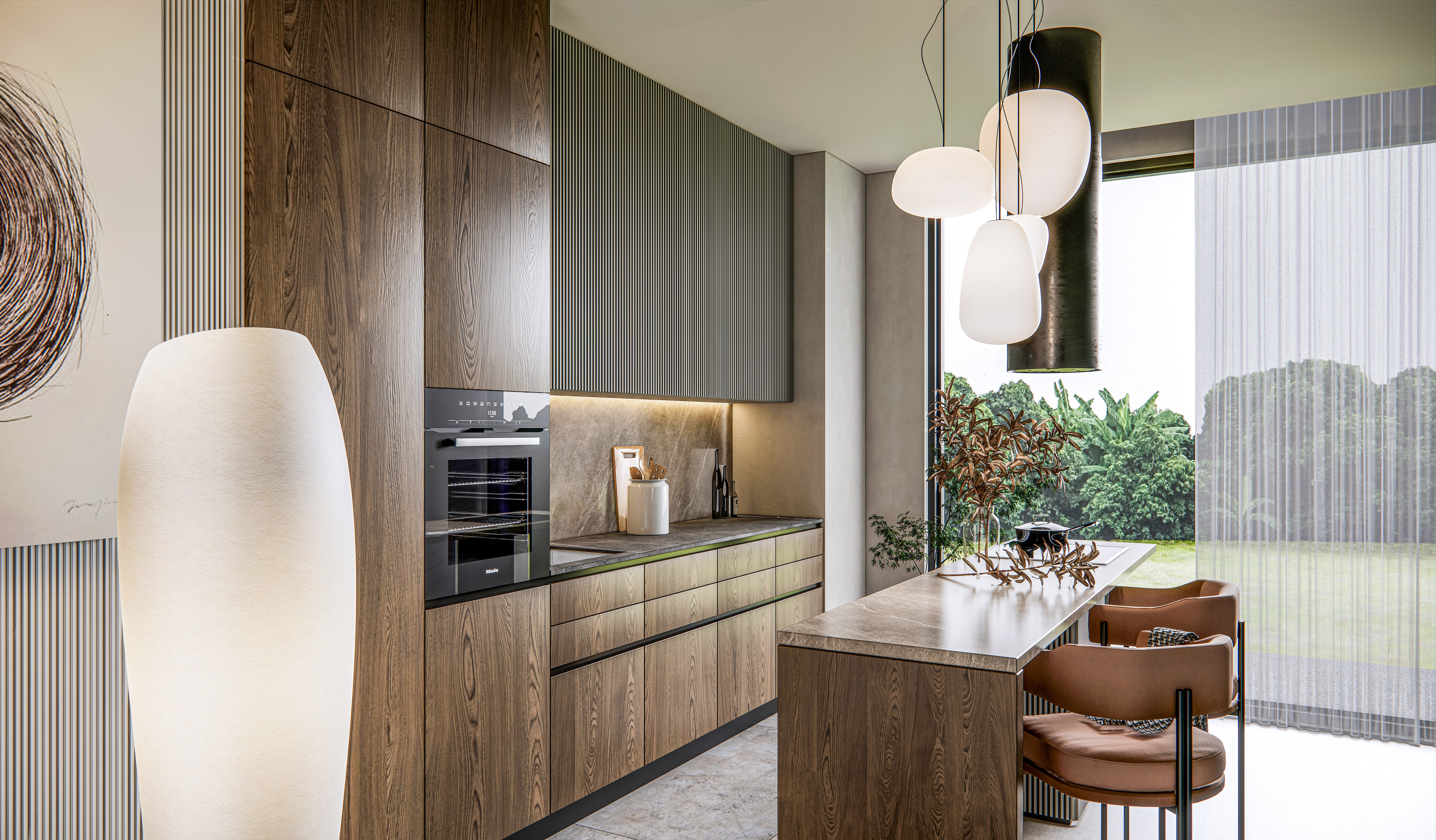 Kitchen fully parametric Resizable manufacturable 0027 3D model_14