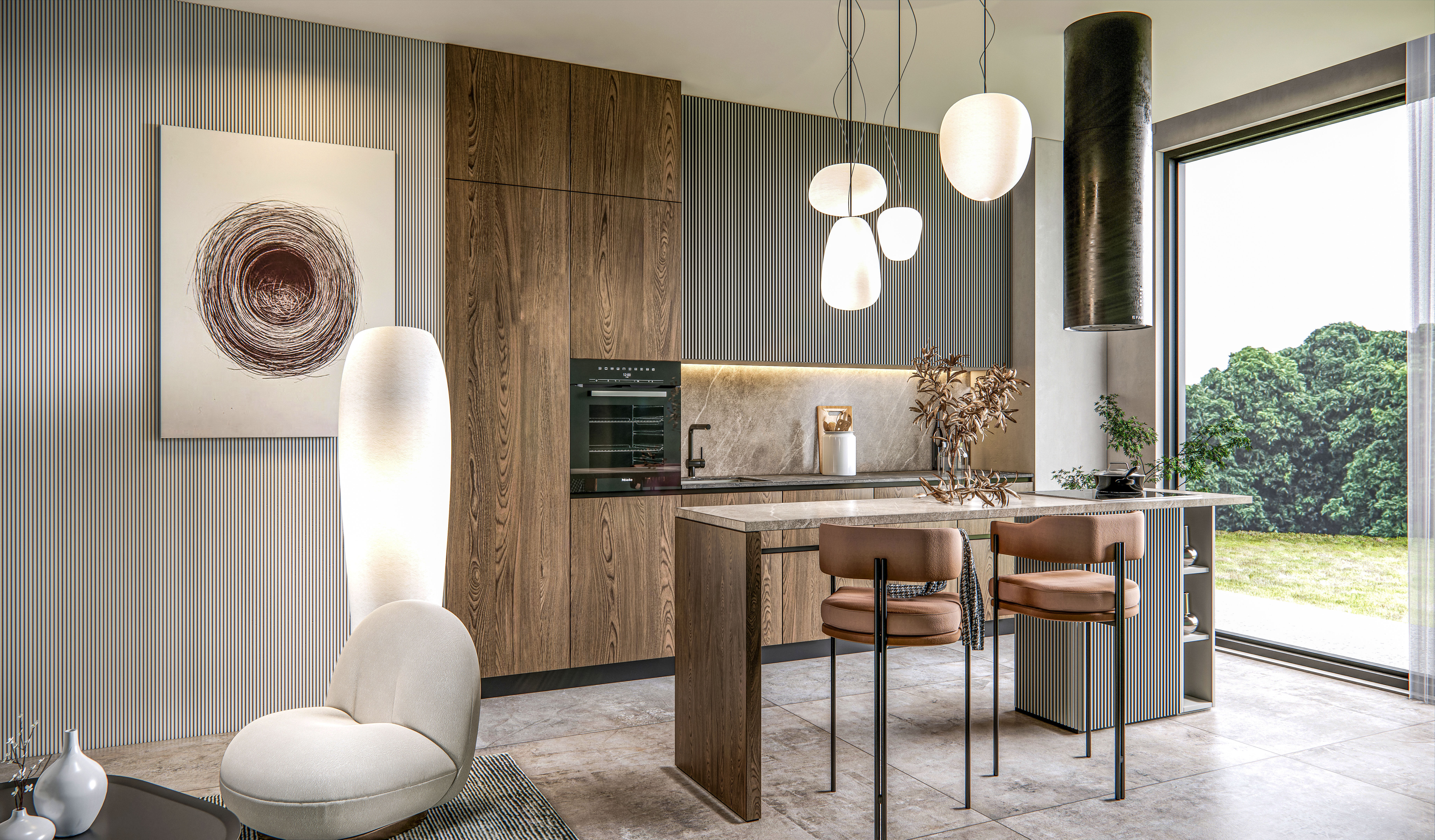 Kitchen fully parametric Resizable manufacturable 0027 3D model_15