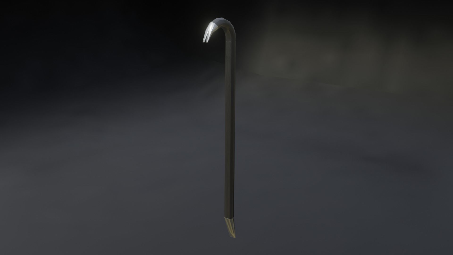 crowbar Low-poly 3D model_2