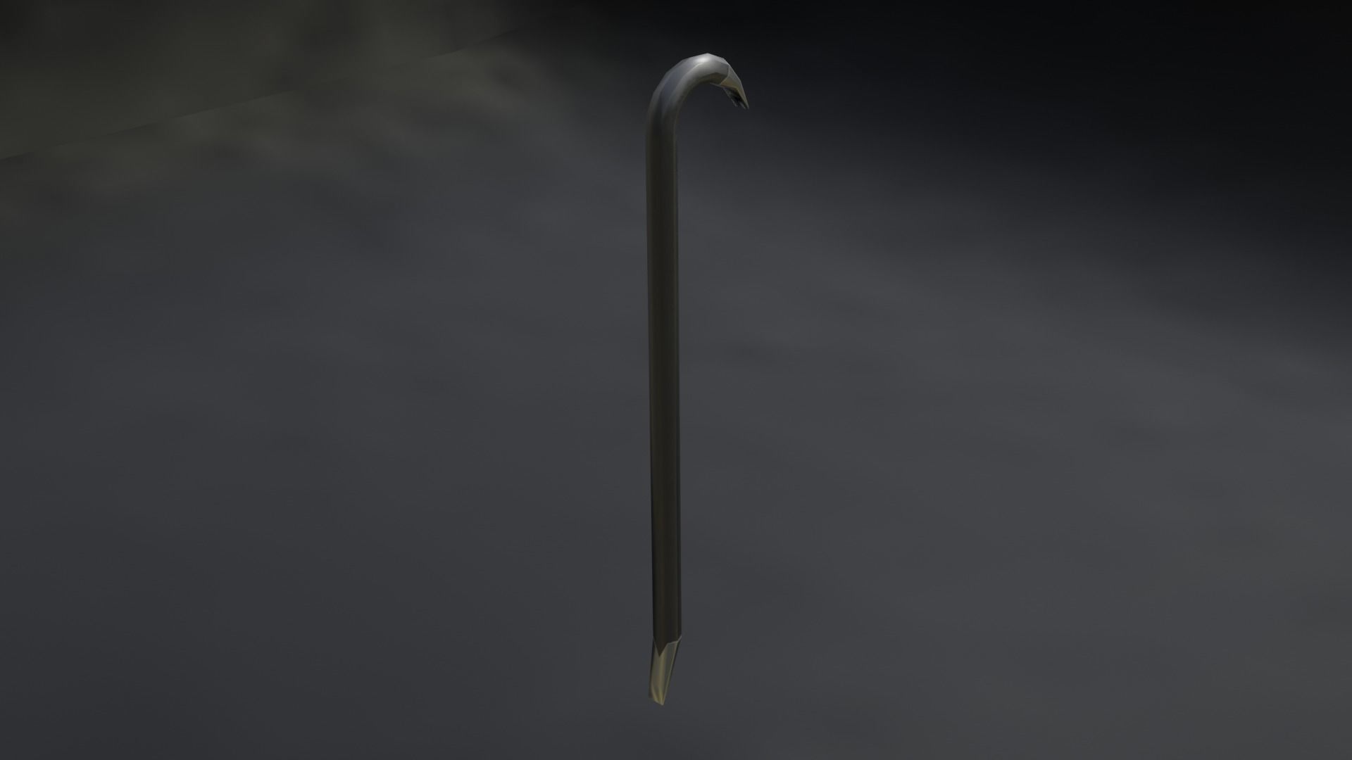 crowbar Low-poly 3D model_4