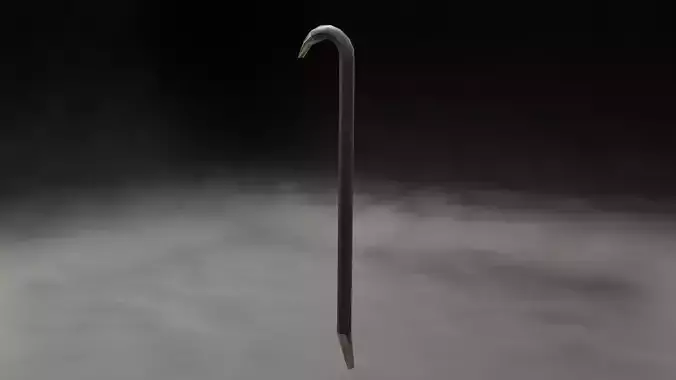 crowbar Low-poly 3D model