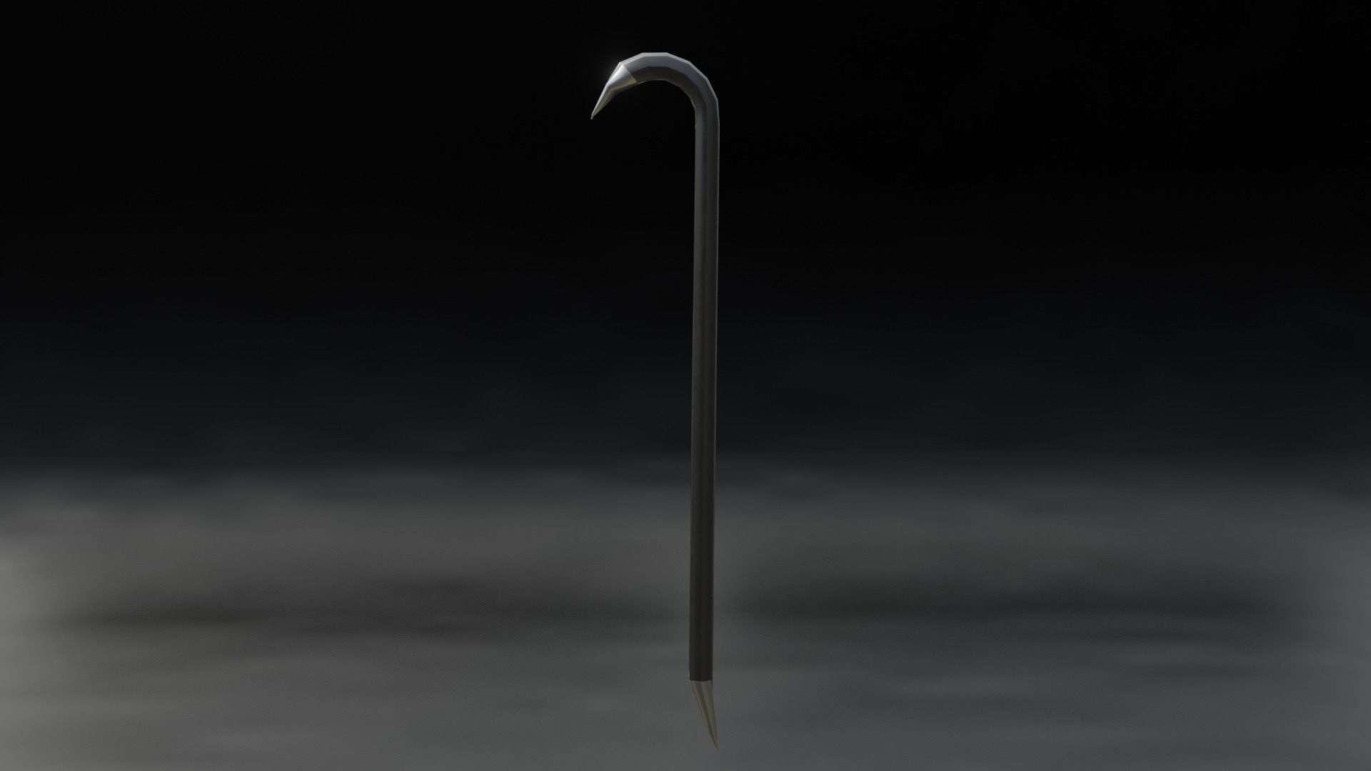 crowbar Low-poly 3D model_1
