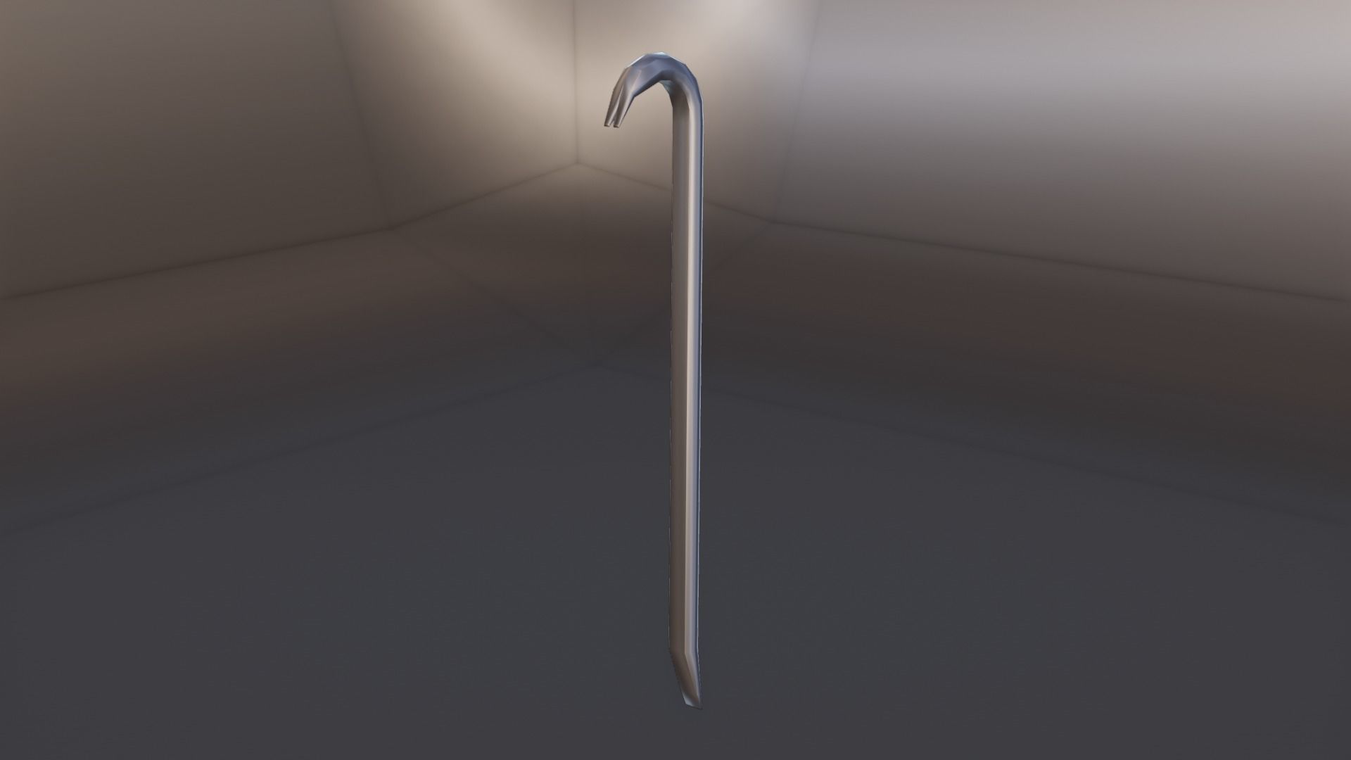 crowbar Low-poly 3D model_8