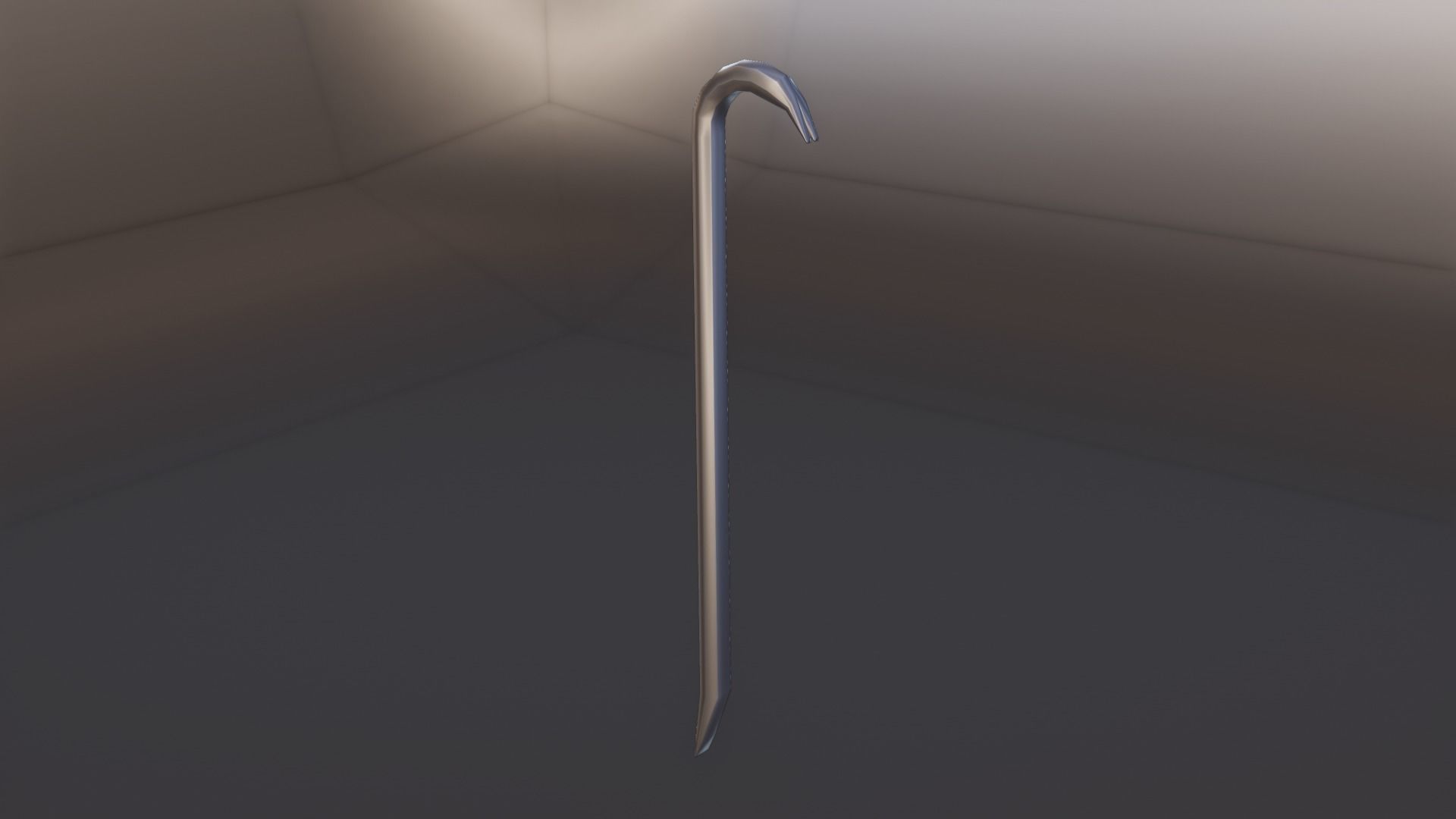 crowbar Low-poly 3D model_9