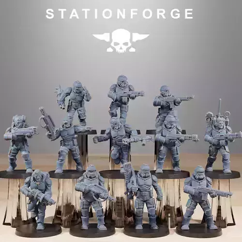 Vaskar Infantry Builder Kit  3D print model