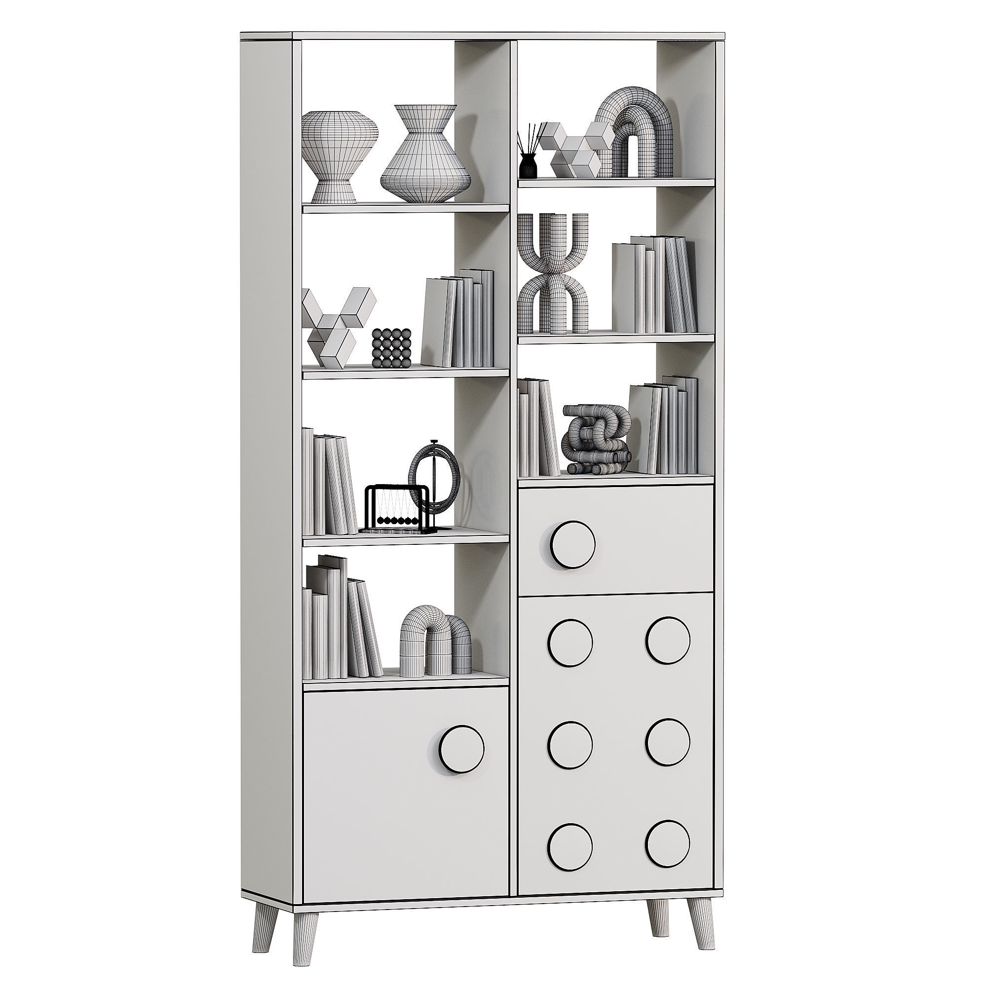 Shelving Niels 3D model_1