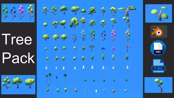 Tree Low Poly Pack