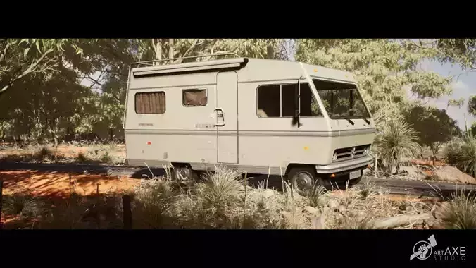 Hymer-Mobil Bedford Blitz 1980 camper