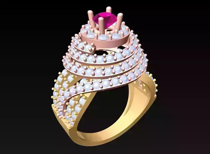 Diamond Ring - Womens Rings - N5437