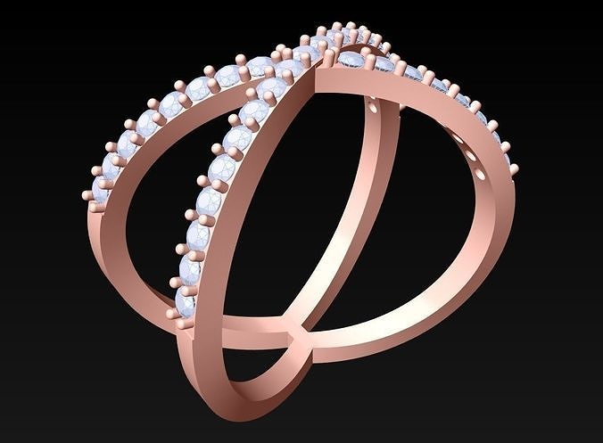 Diamond Ring  - N5452 3D print model