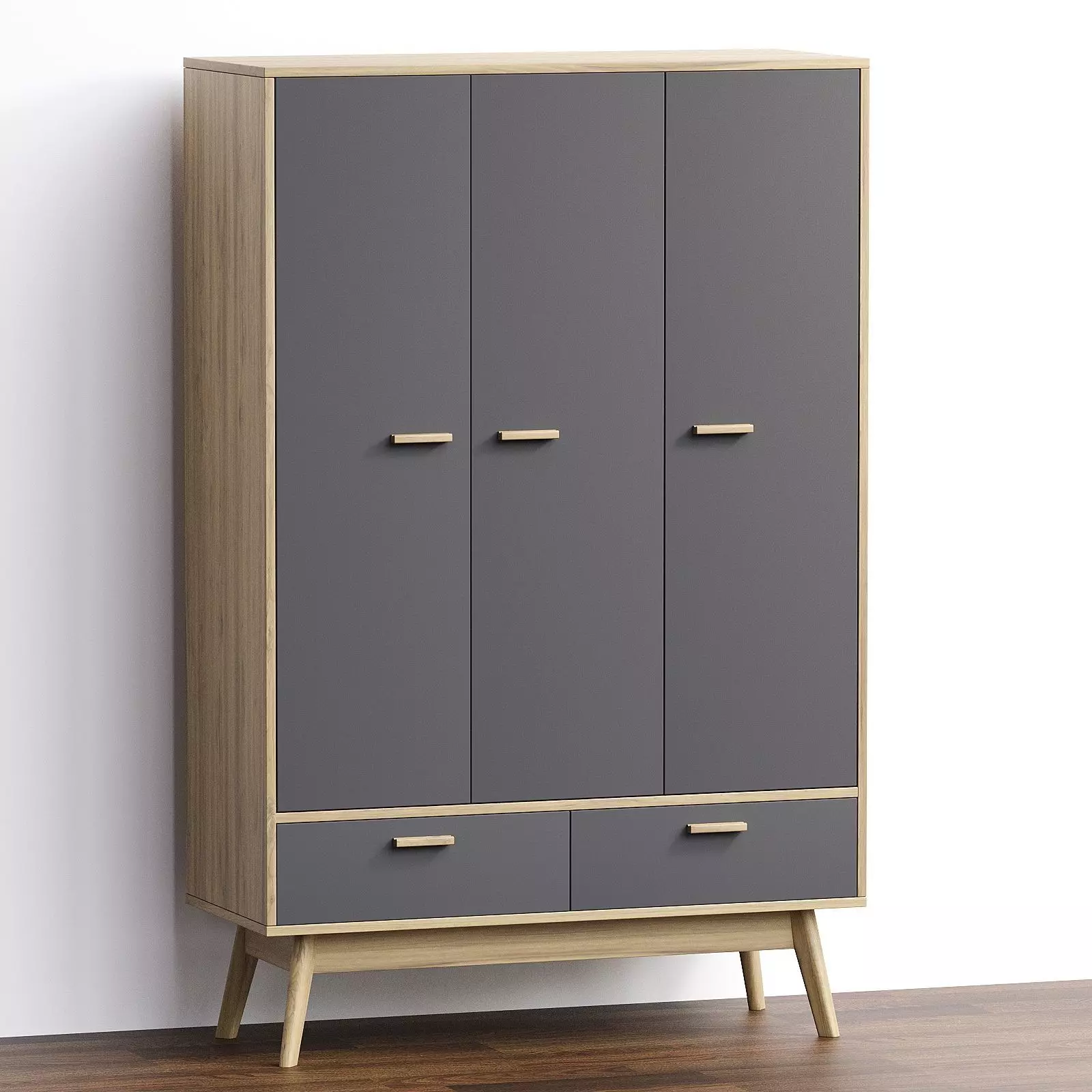 Wardrobe Nordic 3D model_0