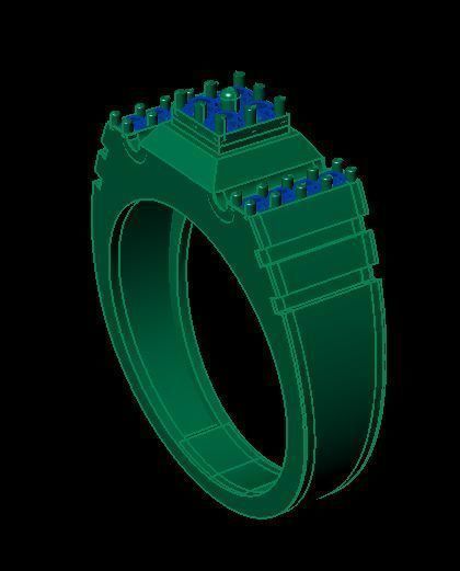 men ring 3D print model_10