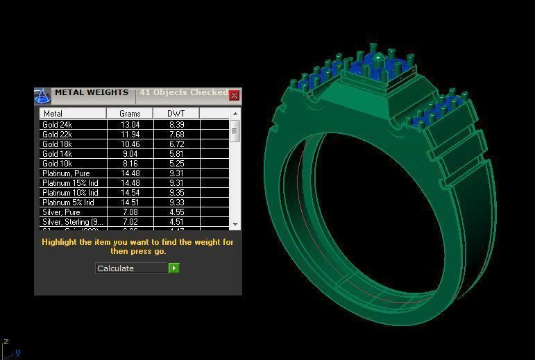 men ring 3D print model_16