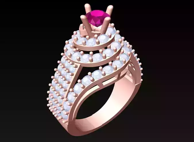 Diamond Ring - Womens Rings - N5532