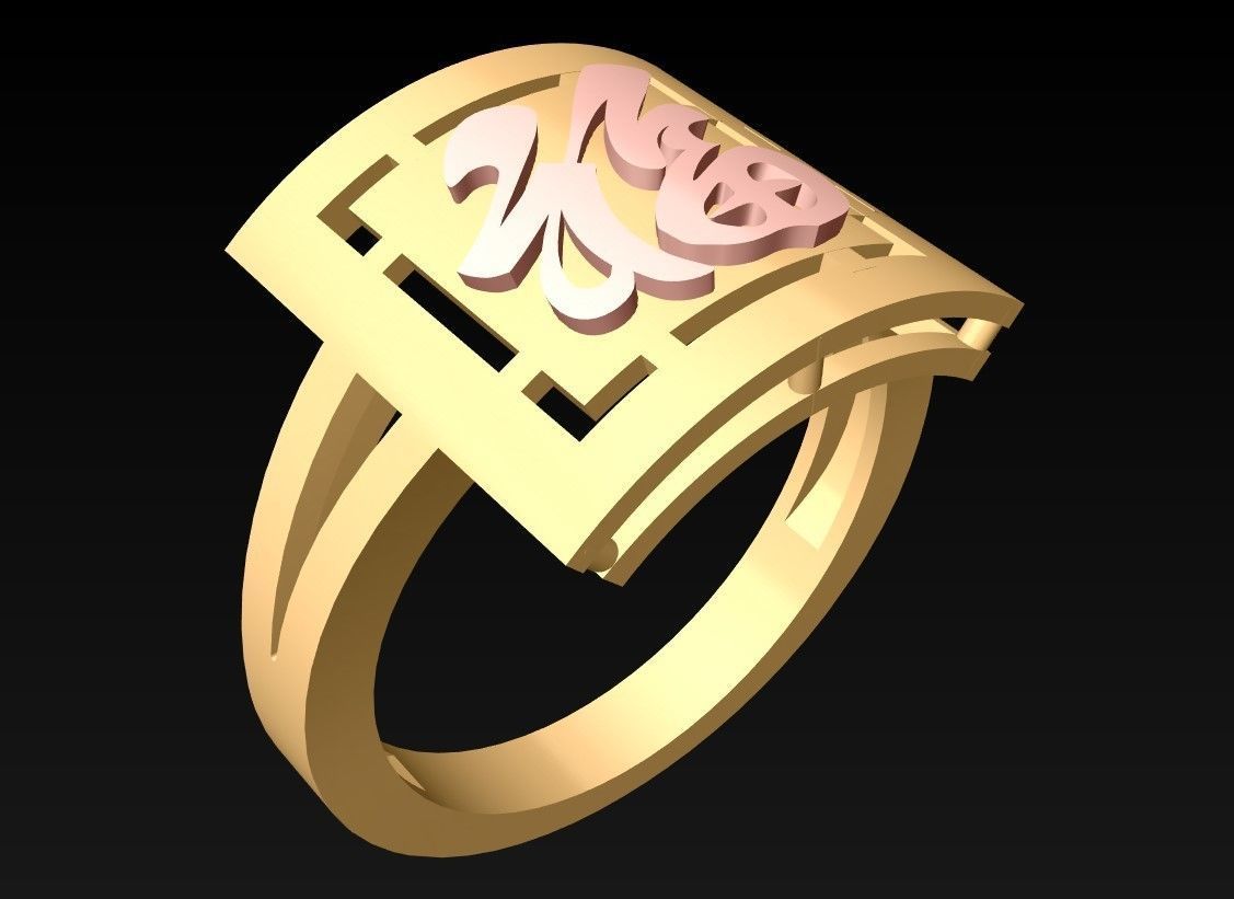 Blessing Rings - N5536 3D print model_2