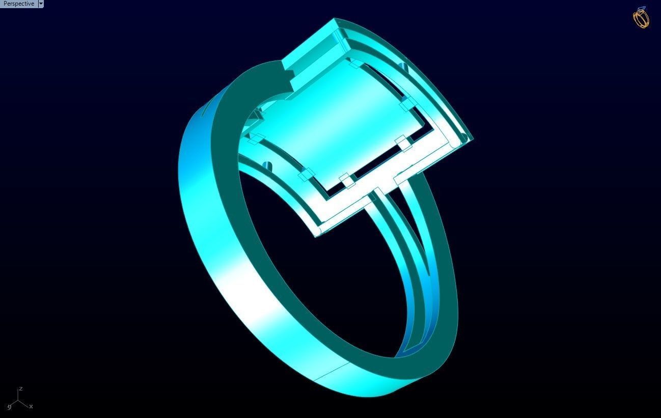 Blessing Rings - N5536 3D print model_7