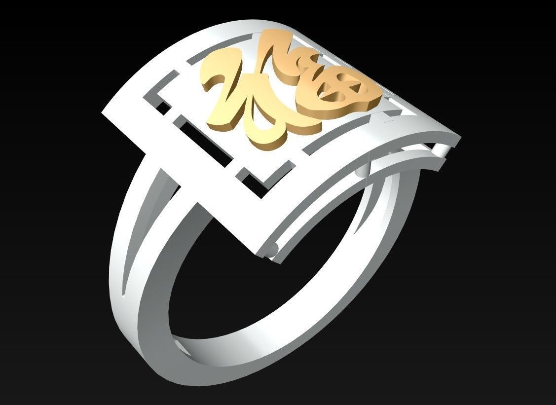 Blessing Rings - N5536 3D print model_3