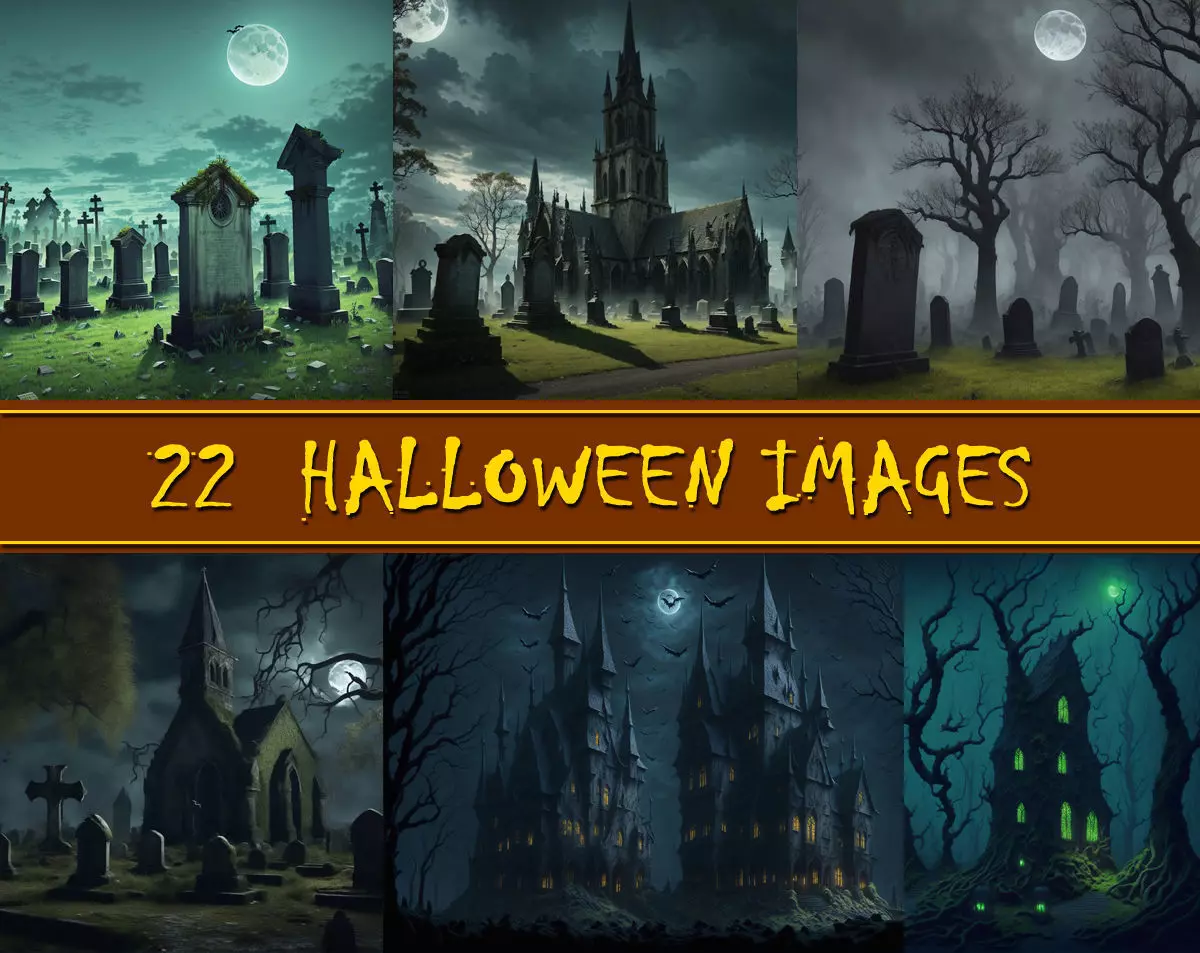 Halloween Themed Image Backdrops Texture_0