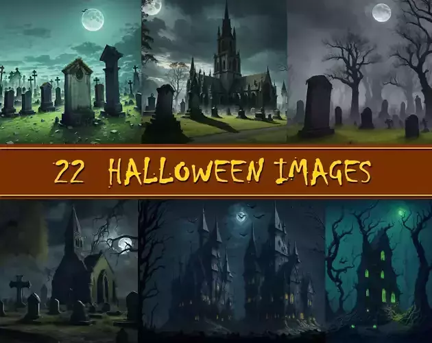 Halloween Themed Image Backdrops Texture