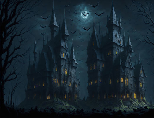 Halloween Themed Image Backdrops Texture_9