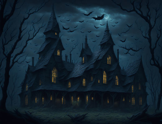 Halloween Themed Image Backdrops Texture_16