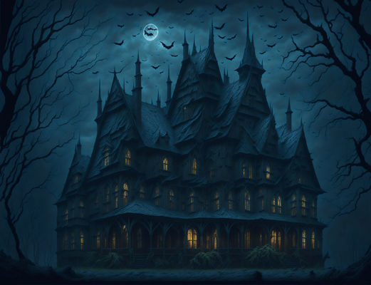 Halloween Themed Image Backdrops Texture_4